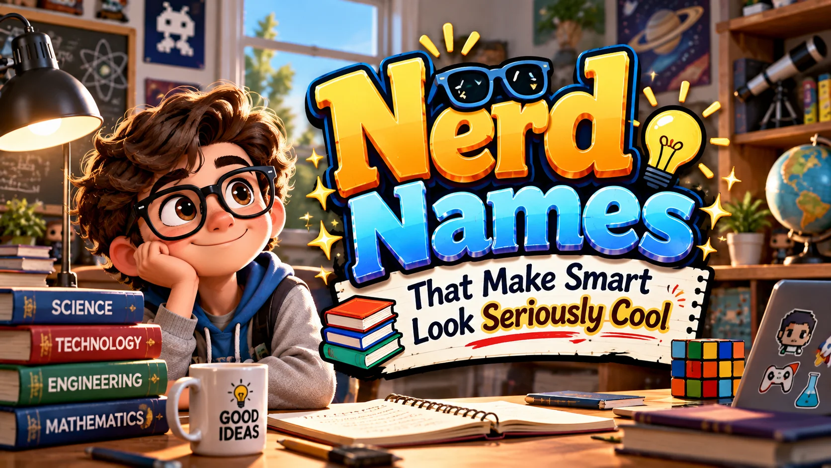 Nerd Names That Make Smart Look Seriously Cool 🤓✨