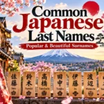 Popular Japanese Surnames in Spring Japan