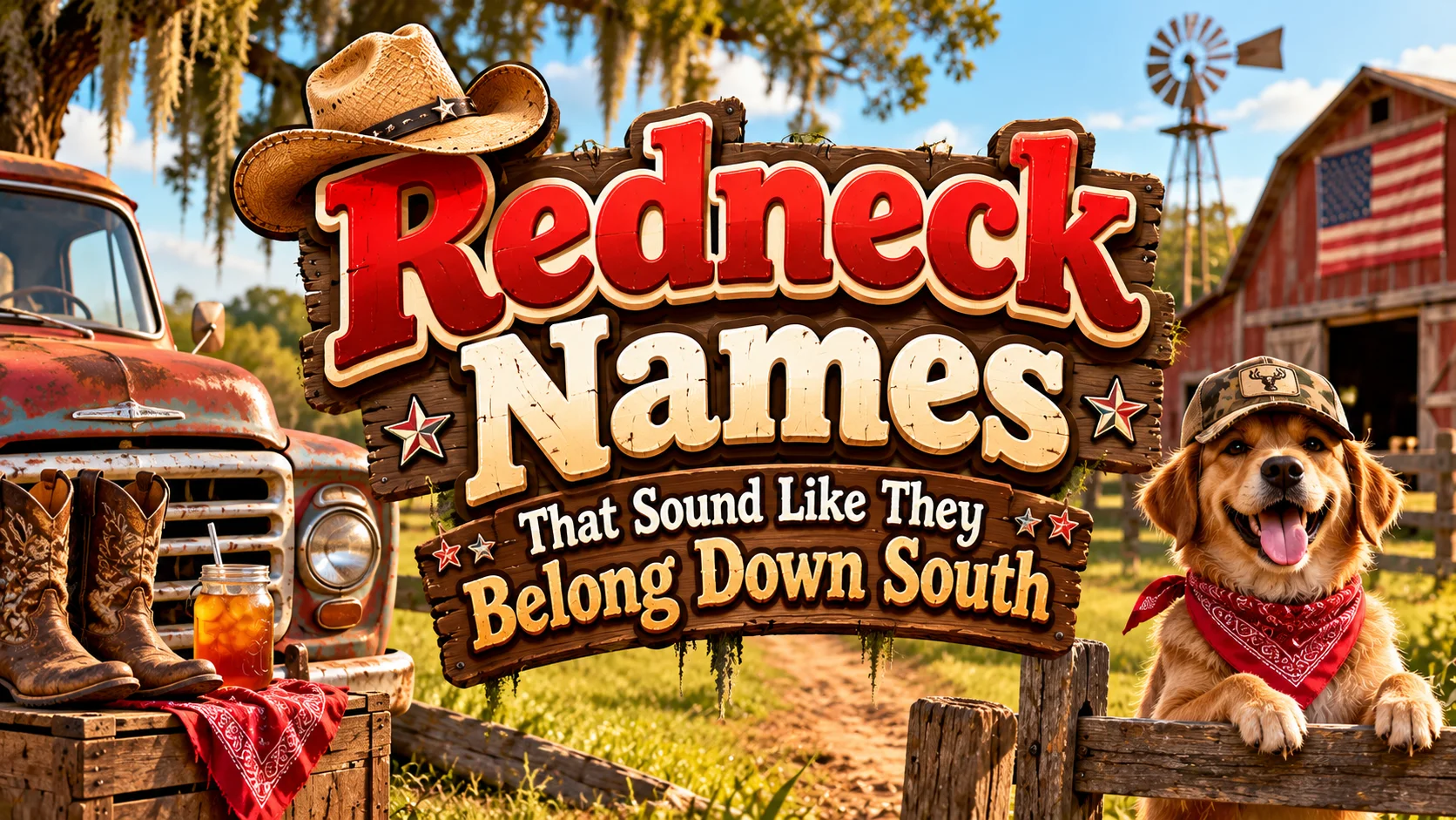 Redneck Names That Sound Like They Belong Down South 🤠