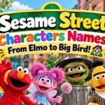 Sesame Street Characters Names From Elmo to Big Bird! 🐦