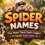 Spider Names That Make These Eight-Legged Friends Adorable