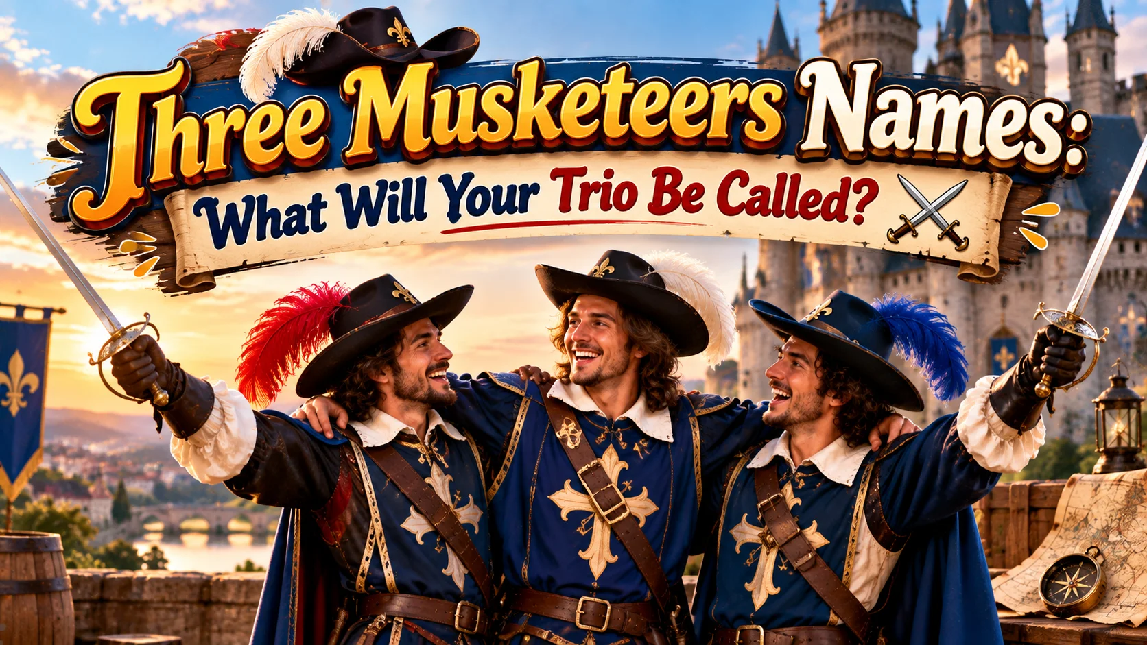 Three Musketeers Names What Will Your Trio Be Called ⚔️