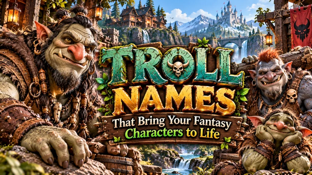 Troll Names That Bring Your Fantasy Characters to Life